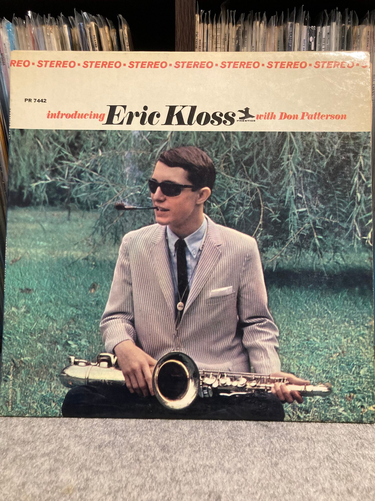Young jazz musician recording at 16 years old