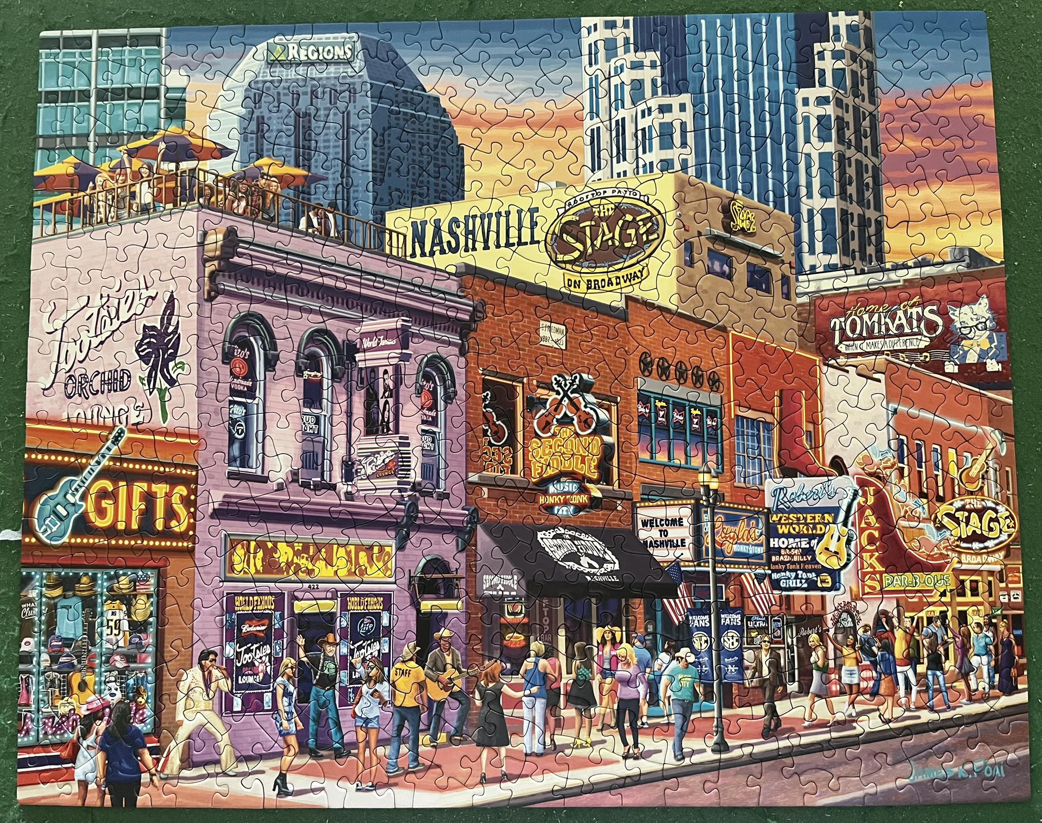 2025 puzzle #227 Boardwalk - Nashville Music City 500 pieces