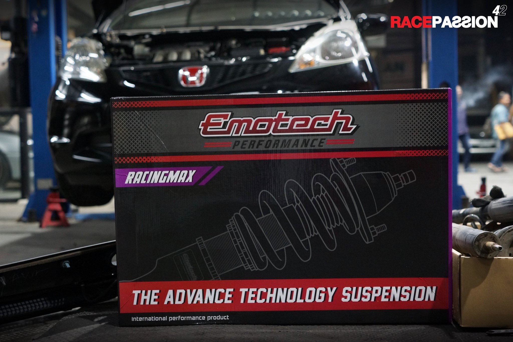 #โช๊ค #EMOTECH RACINGMAX สไลด์กระบอก (ปรับ32ระดับ) #โช๊ค #EMOTECH ...
