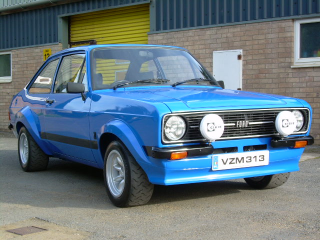 Fully restored & arched MK2 Ford Escort - The Escort Agency