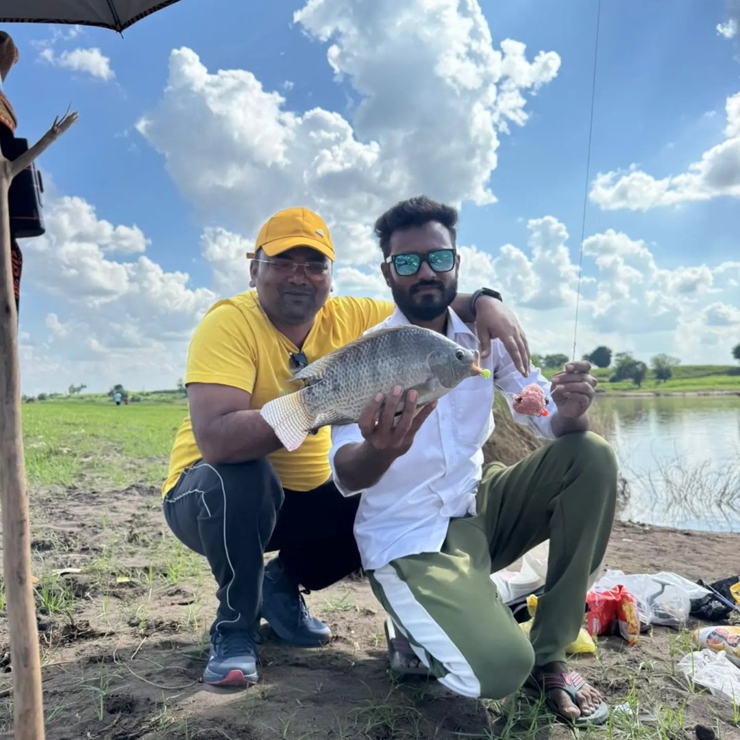 Katla Nikalne ki Technique #katla #fishing | Azhar Patel
