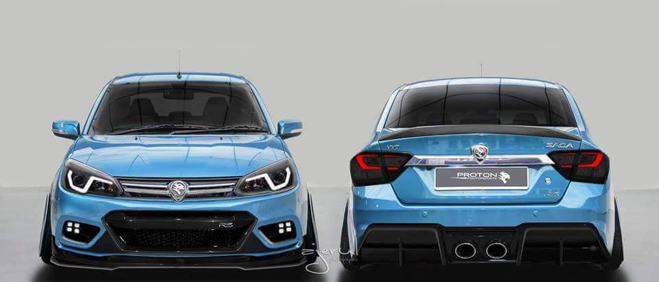 NEW SAGA R😍😍 bila dah touch up,mekap... - Wan Proton Kuantan