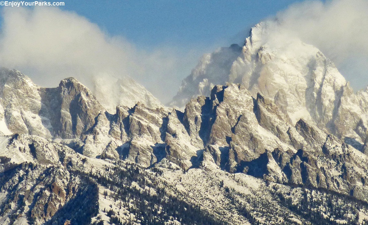 WINTER IN GRAND TETON N.P. We snapped this shot on a crystal clear