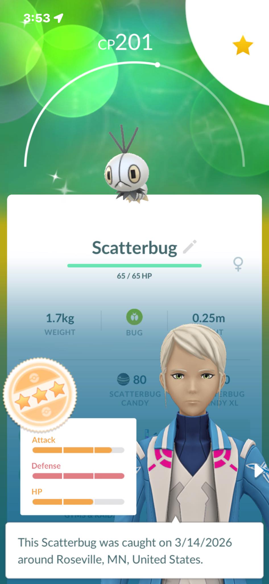 Best Dynamax Scatterbug (High Plains Pattern) Counters in Pokémon GO