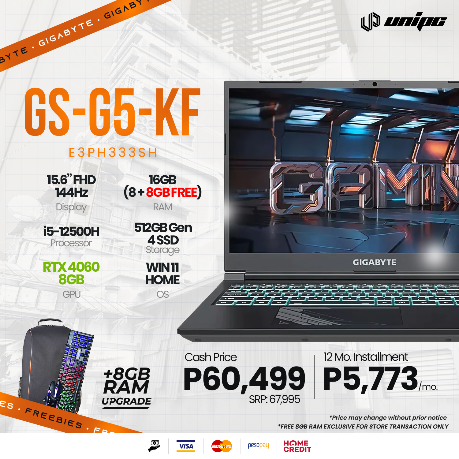 UniPC Cebu - Now with a FREE 8GB RAM, get one of the...