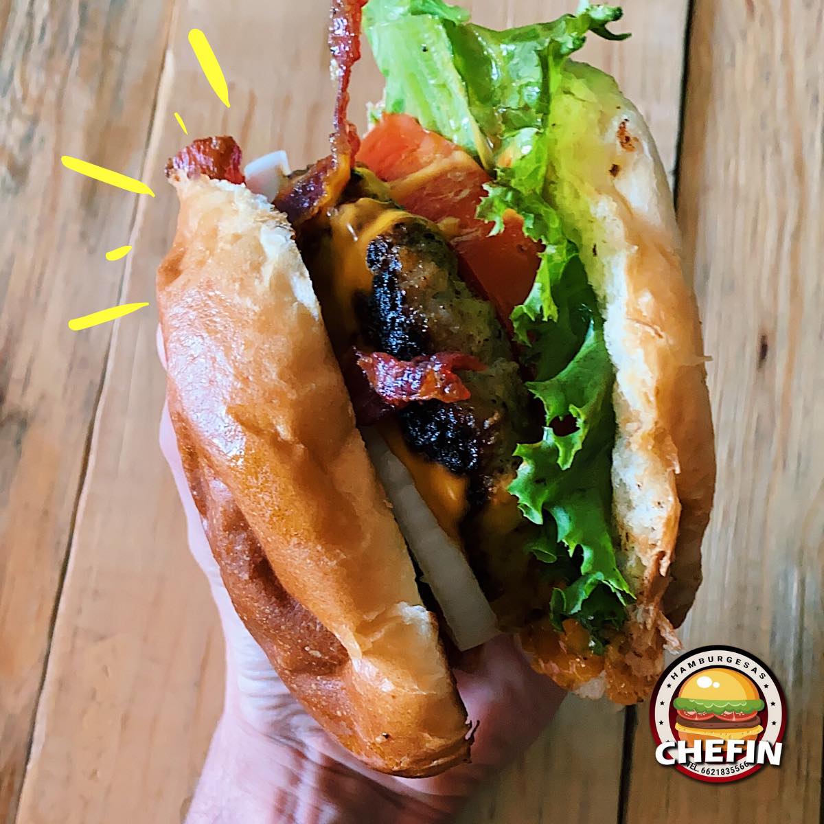 Chefin - ¿Sabes por qué nuestras burgers están deliciosas?... | Facebook
