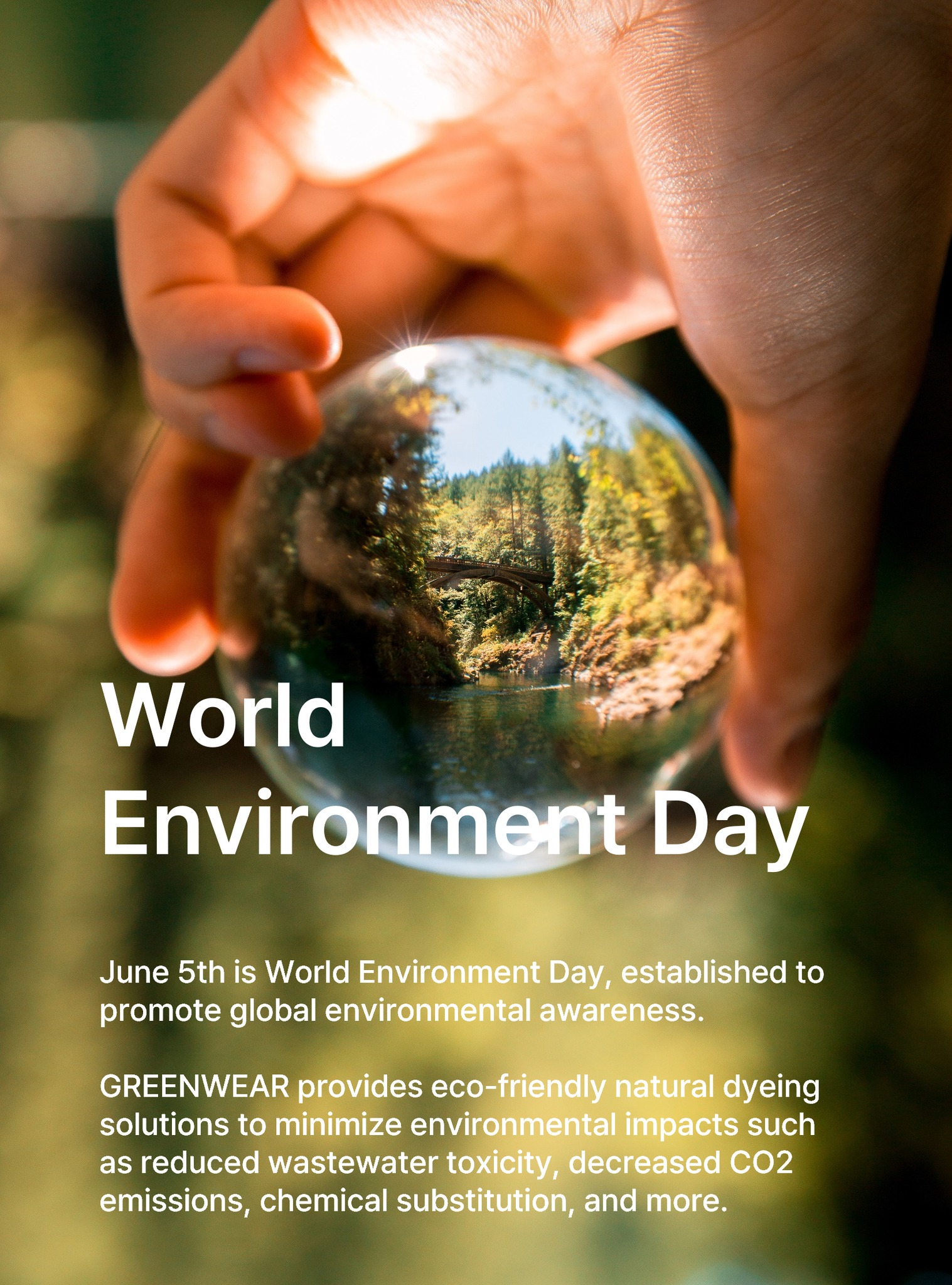 Greenwear Co., Ltd. - [World Environment Day] June 5th is World ...