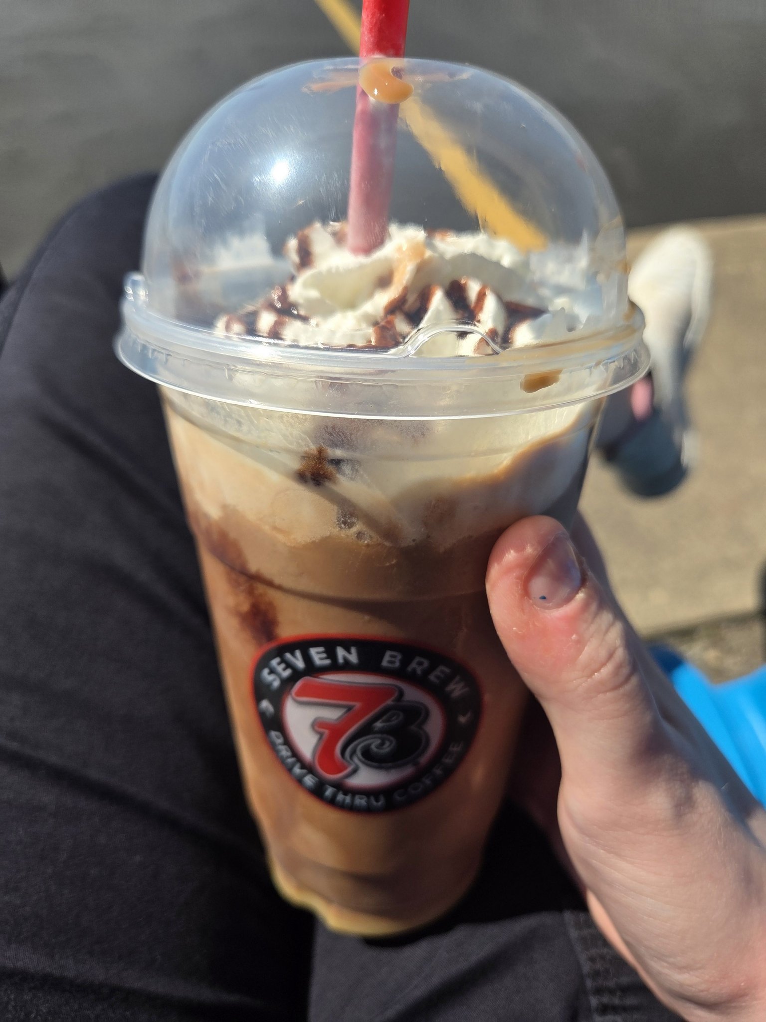 7-Brew's new Panda mocha frozen chiller review