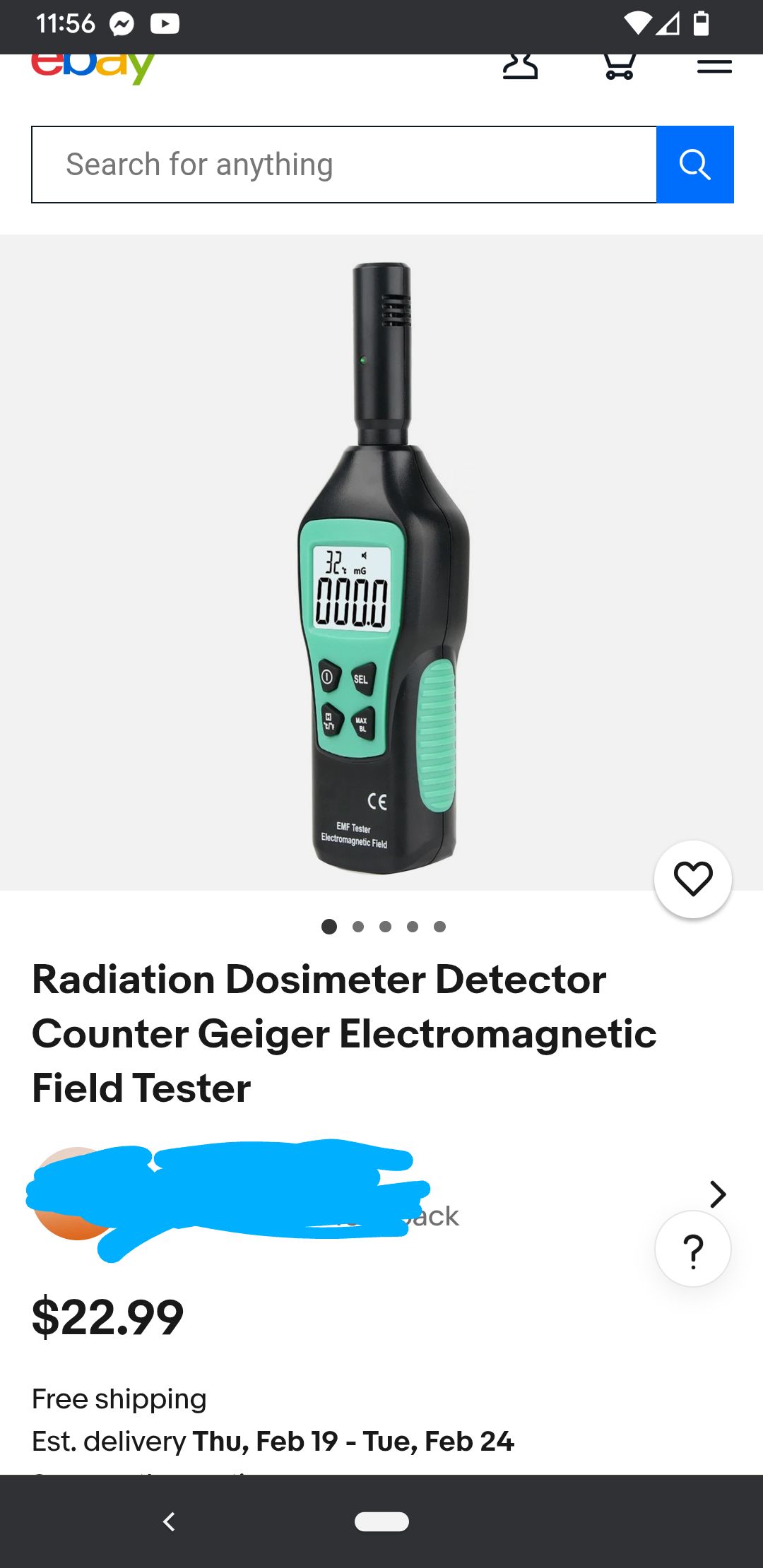 Détecteur De Radiation électromagnétique EMF - Compteur Geiger Numérique LCD - Neuf - Chine