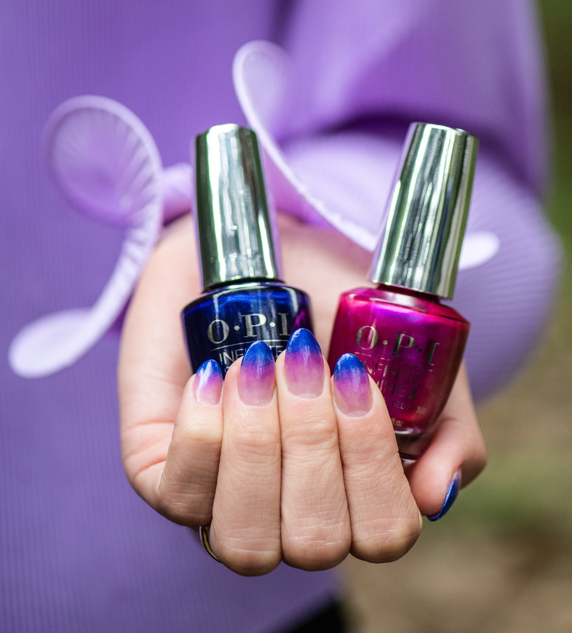 OPI - Create this transition with “Chopstix and Stones” and
