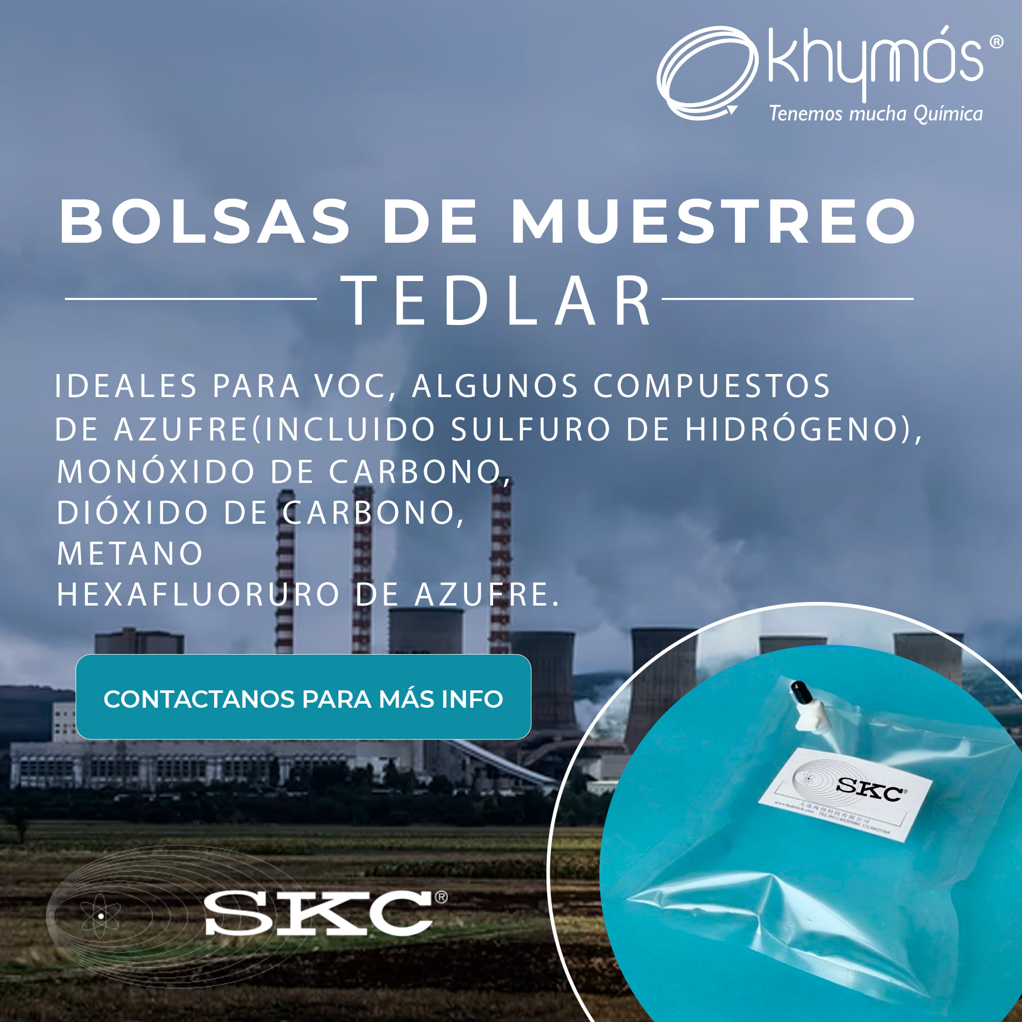 Khymos S.A.S - Obtener muestras con las Bolsas Tedlar es... | Facebook