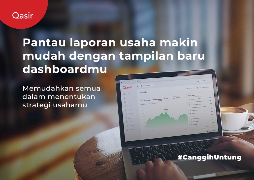 Qasir - Halo usahawan, sudah cek dashboard monitoring...