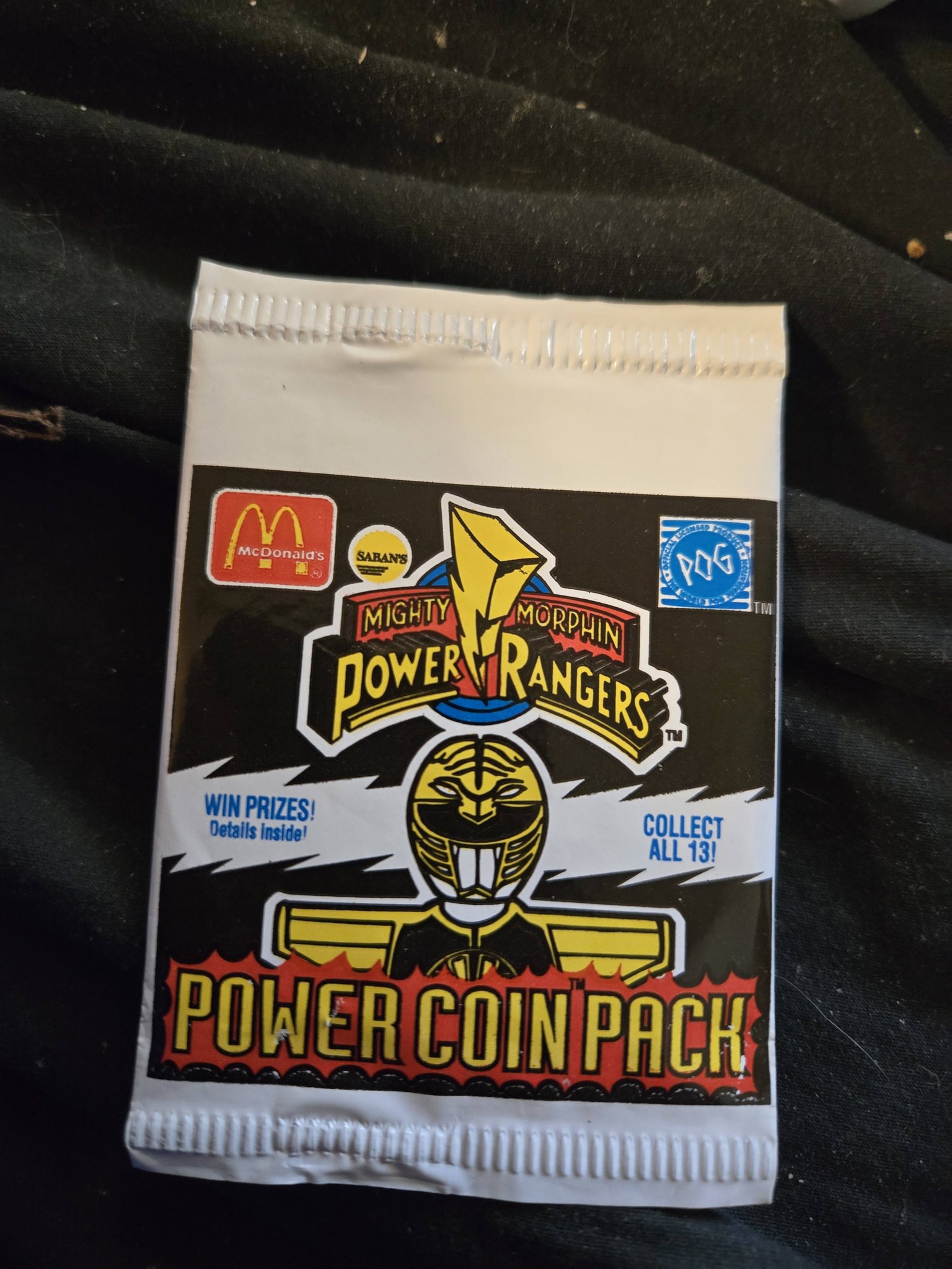 1994 マクドナルド パワーレンジャー Power Coin Pack POG I got this 1994 power ranger pog from mcdonald's.I was wondering