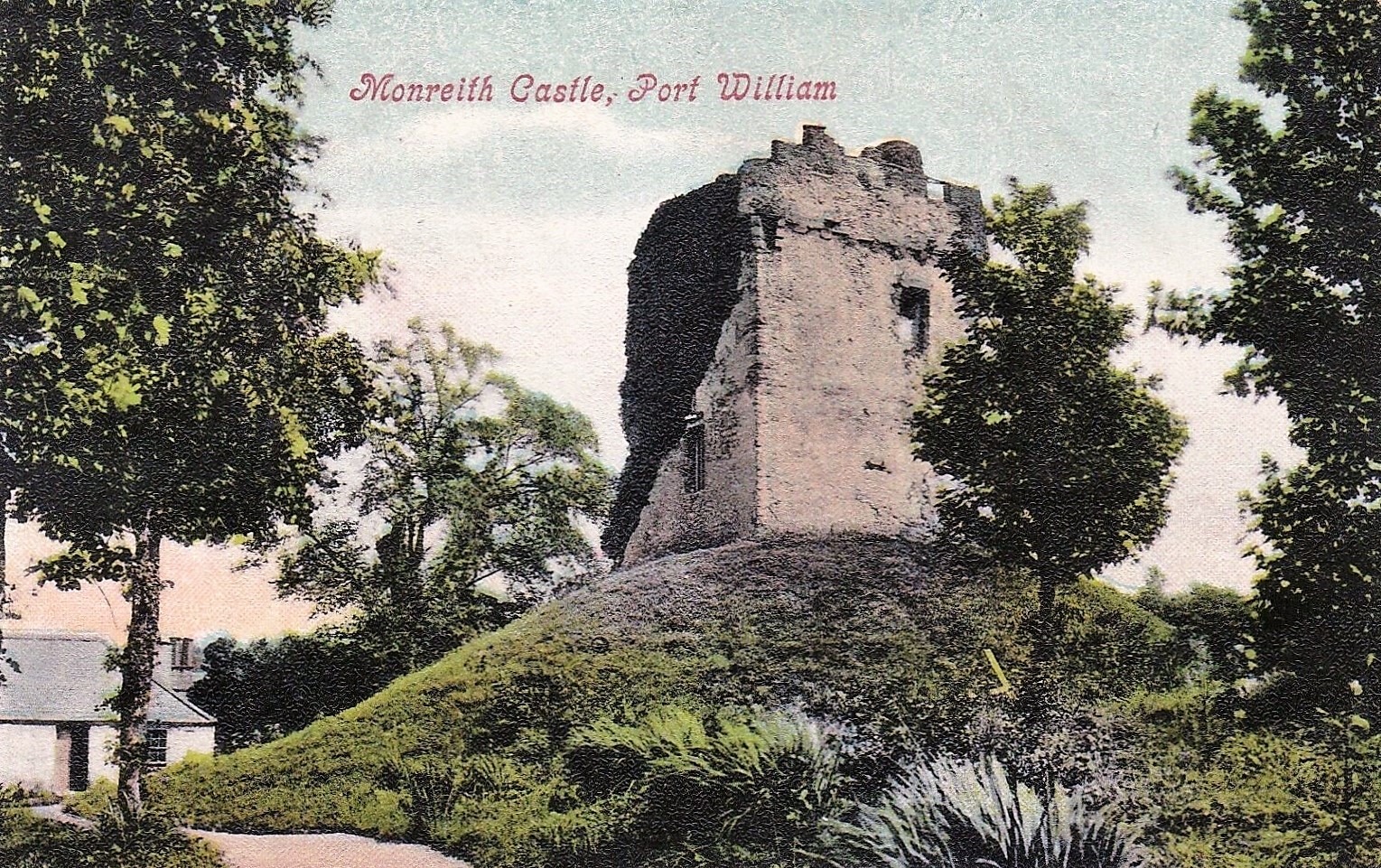 Old Pictures - From around 114 years ago a coloured view of Monreith ...