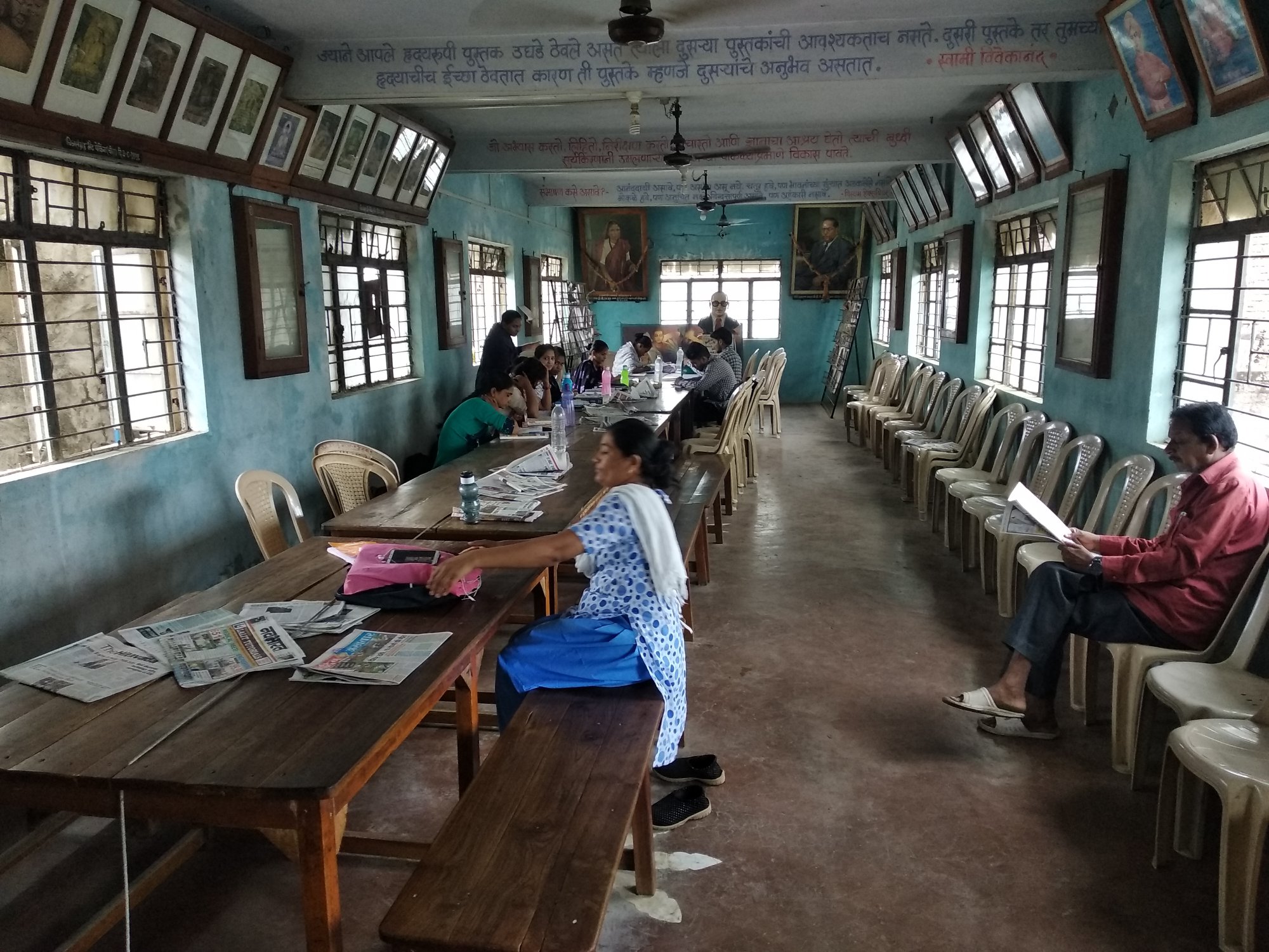 Building of the Siddharth Navyuvak Wachnalaya, Pulgaon, Wardha ...