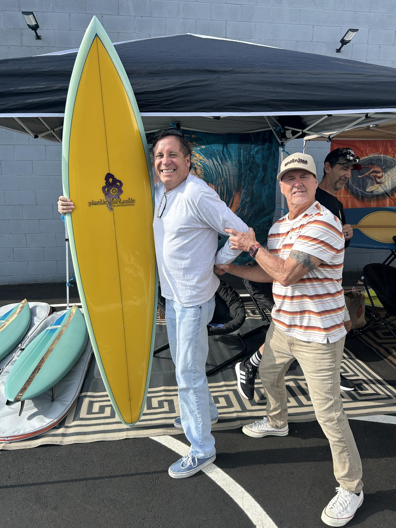 vintage surfboard collection in san clemente, CA