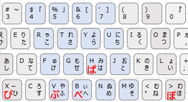 こんばんは。 ようやくFMV-KB611で親指シフトモードで入力ができるよう