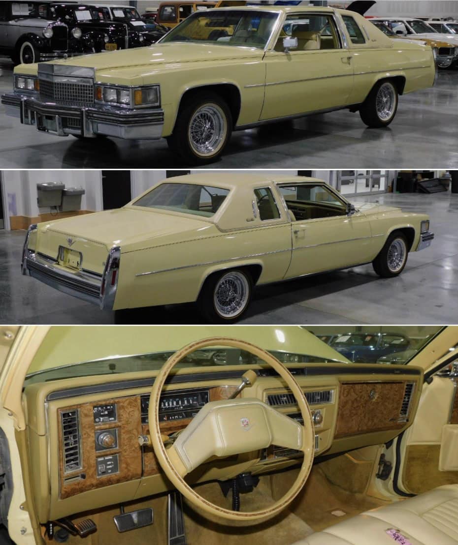 1979 Cadillac DeVille with gold Dayton wire wheels
