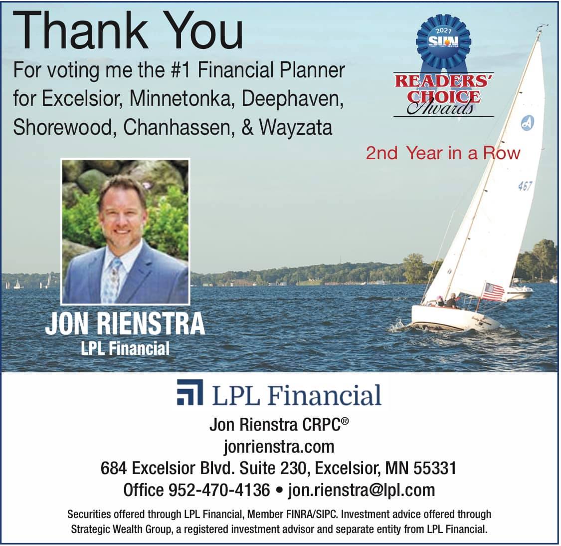 LPL Financial - Jon Rienstra CRPC | Excelsior MN