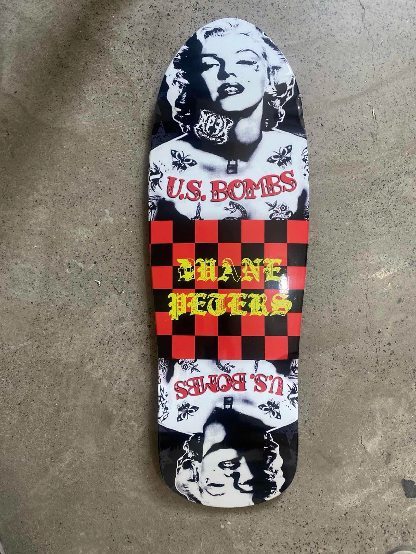 Duane Peters skateboard design release