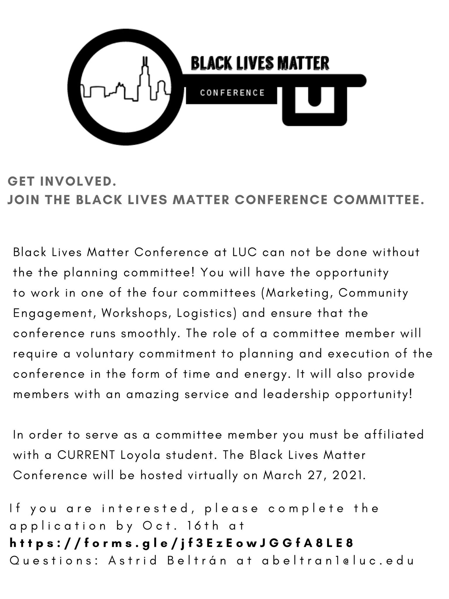 Loyola University Chicago: Black Lives Matter Conference
