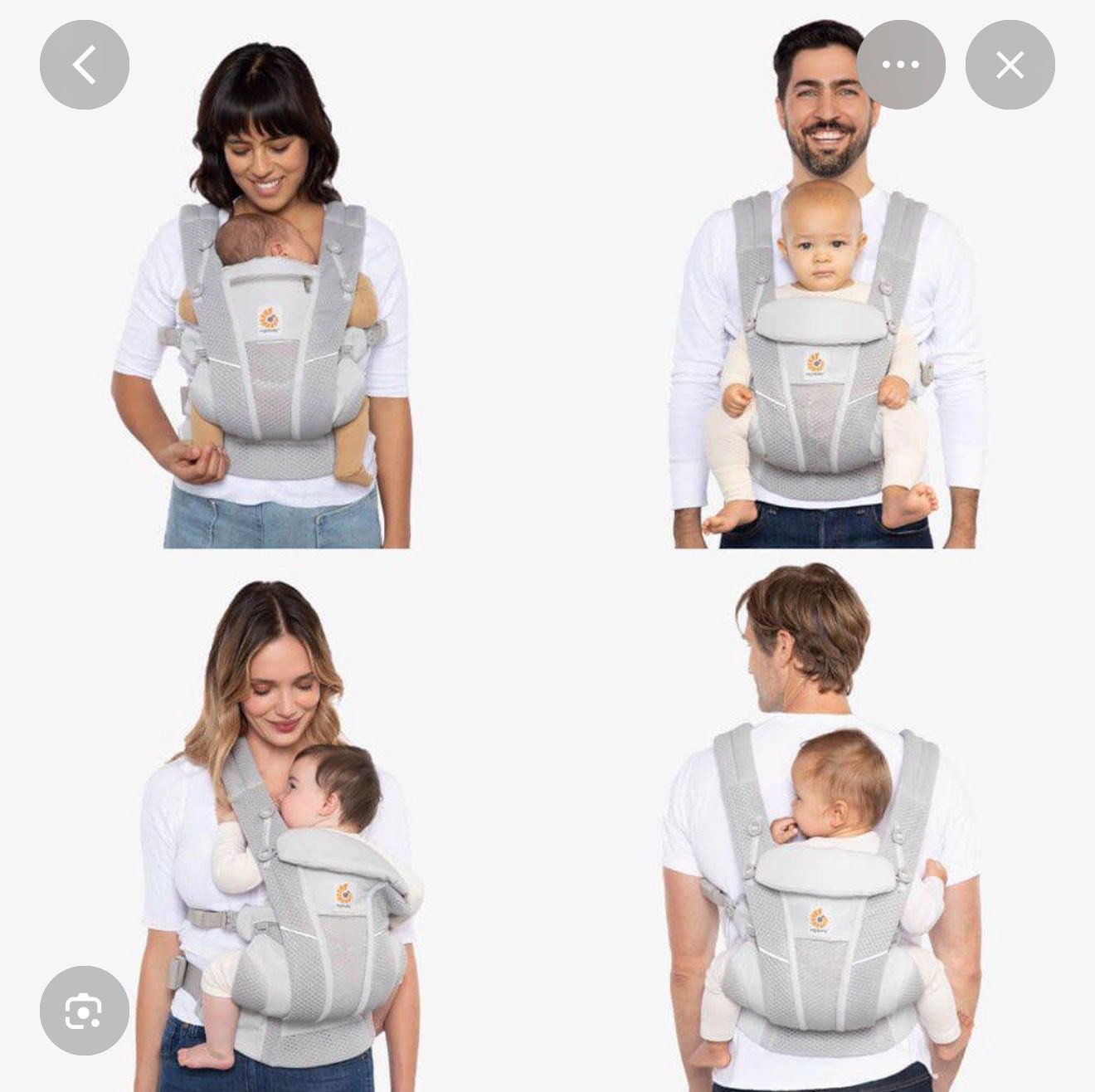 WTS Ergobaby omni breeze softlex mesh baby carrier - Limited 