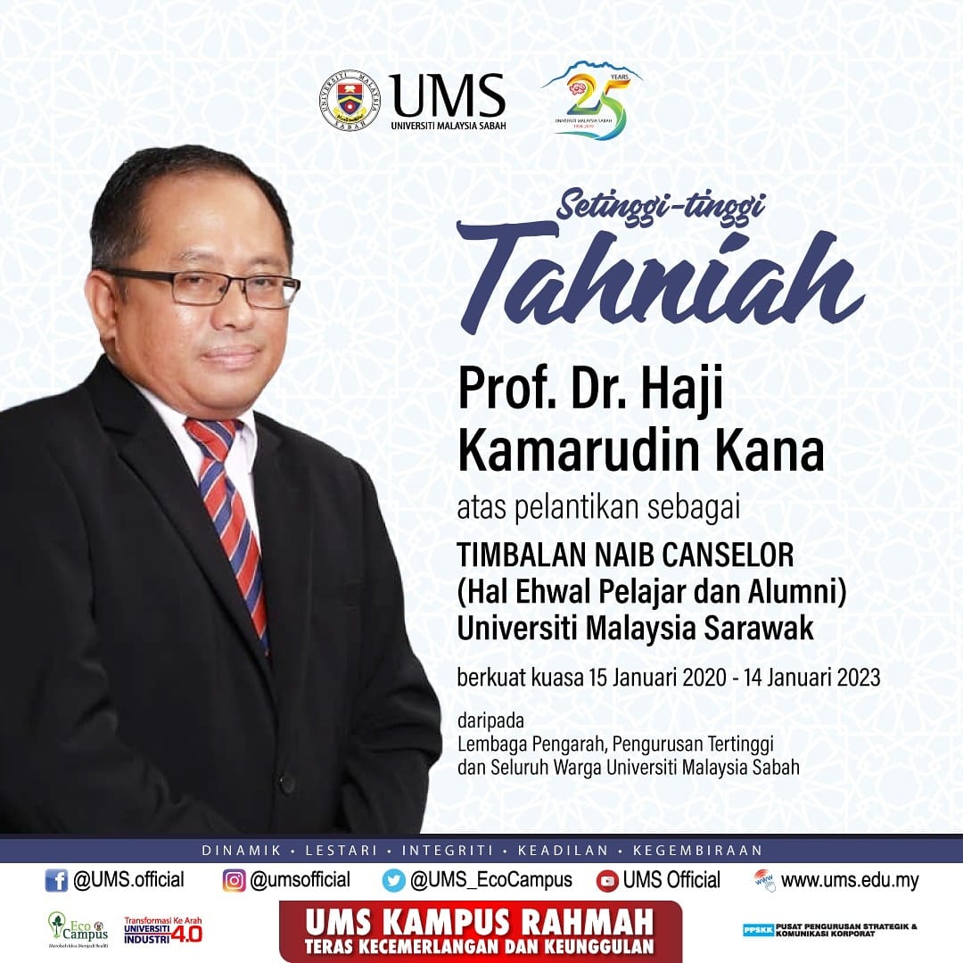 Tahniah Prof Dr Haji Universiti Malaysia Sabah Facebook
