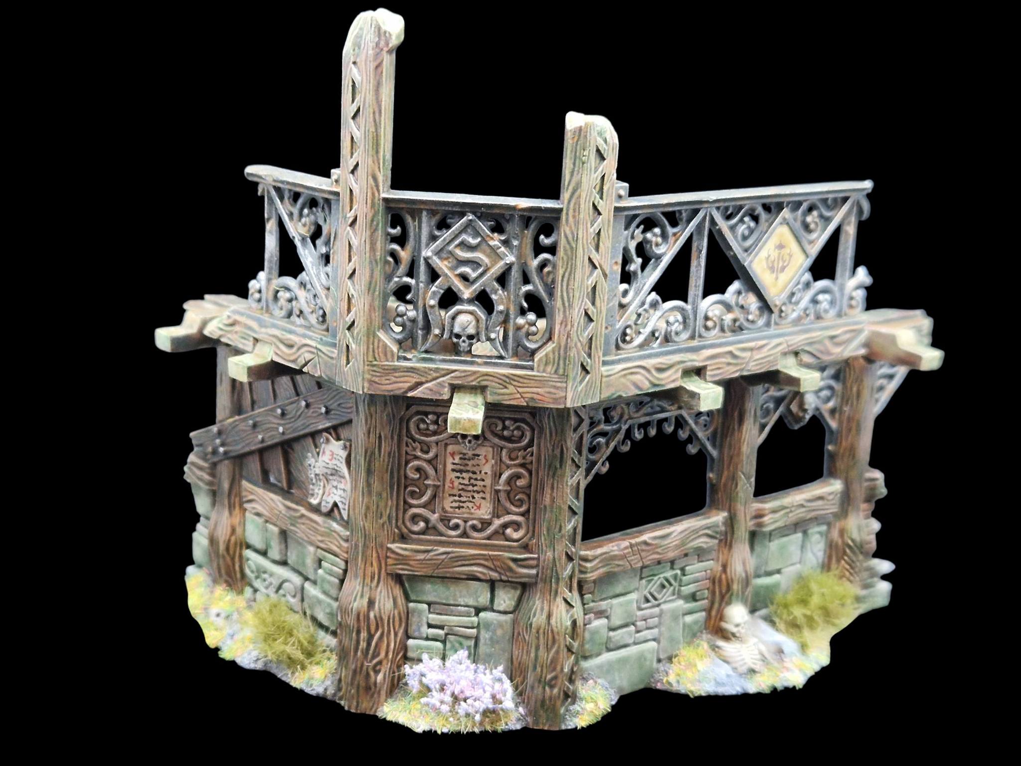 City of Ash terrain painting for Warhammer AoS