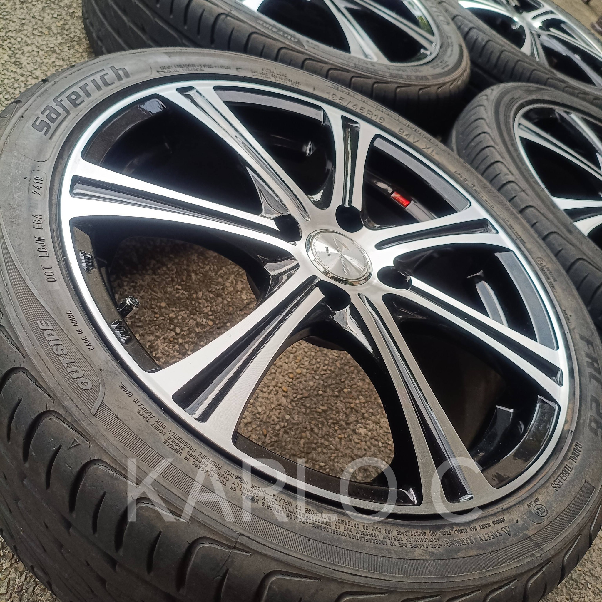 16 Weds Leonis mags and tires