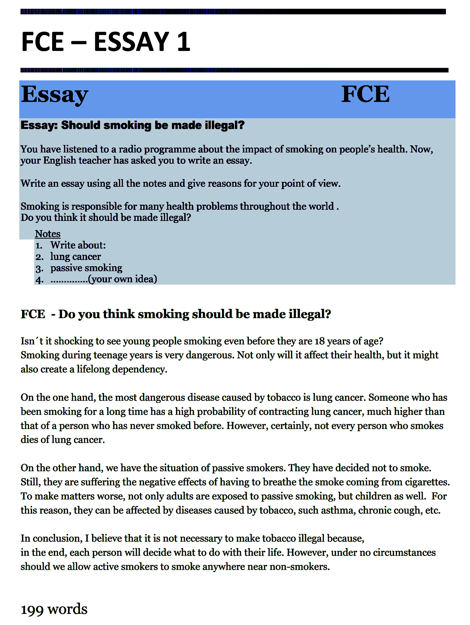 Aprendeinglesenleganes - B2 First - Example Essay You can learn a lot ...