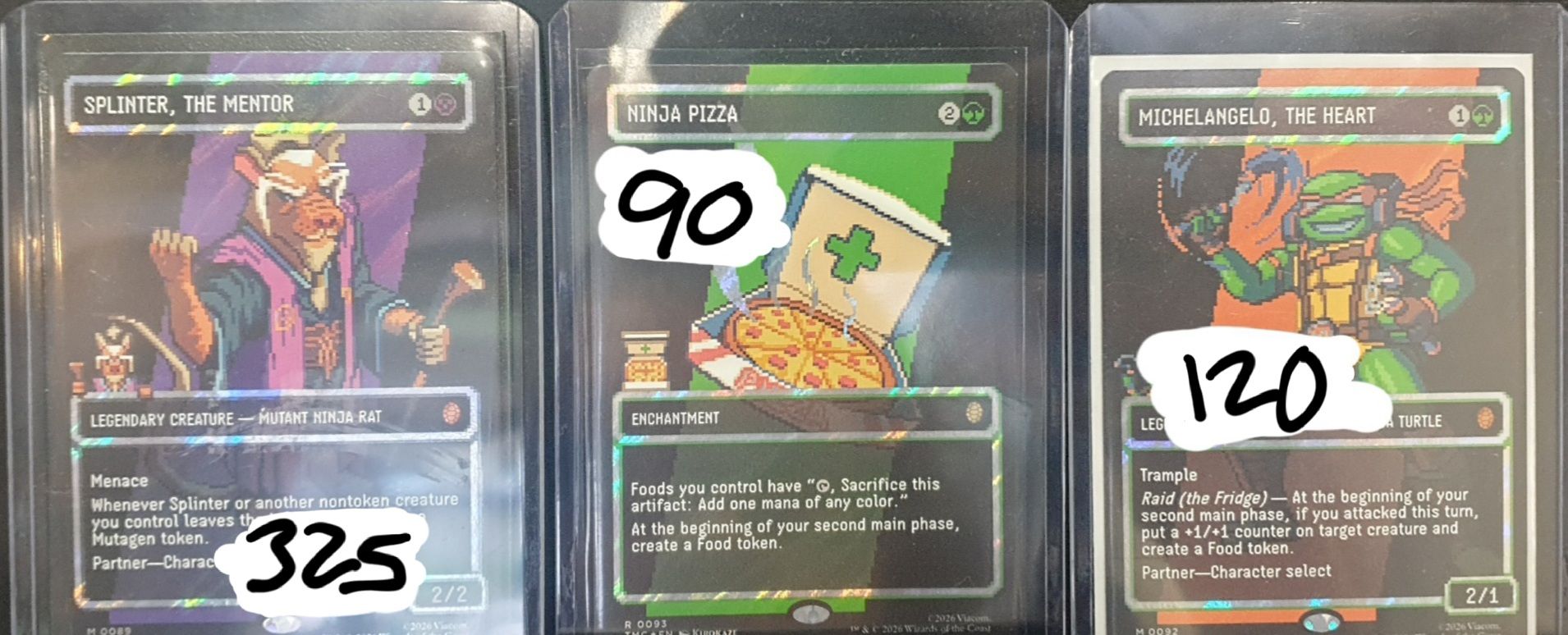 Tmnt pixel art surge foils for sale