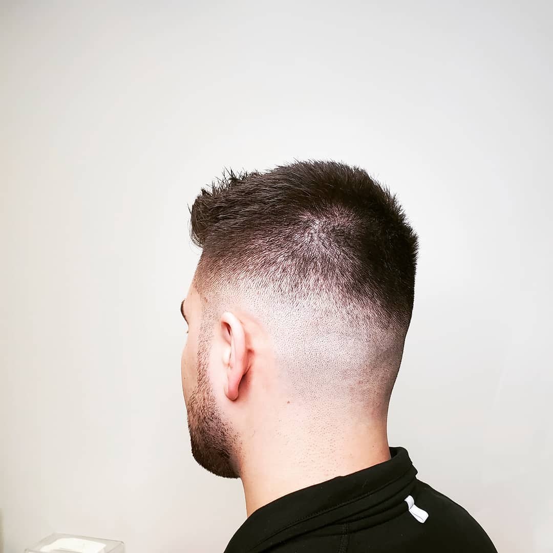 Mid Zero Fade With Beard Line Up Cut Beltempo Salon Studio Facebook