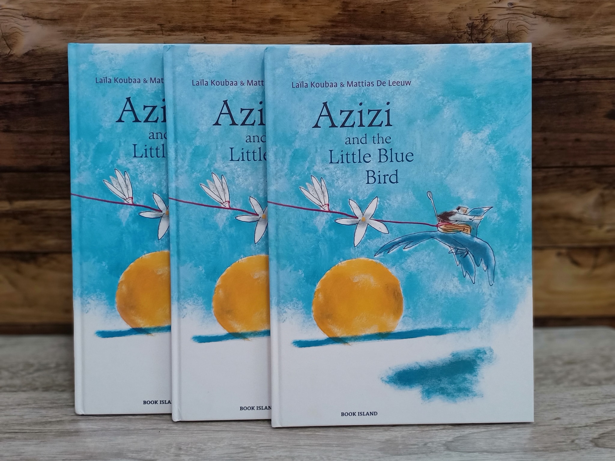 Azizi and the Little Blue Bird หนังสือปกแข็งเล่มใหญ่มาก ราคาปก $17.99 ...
