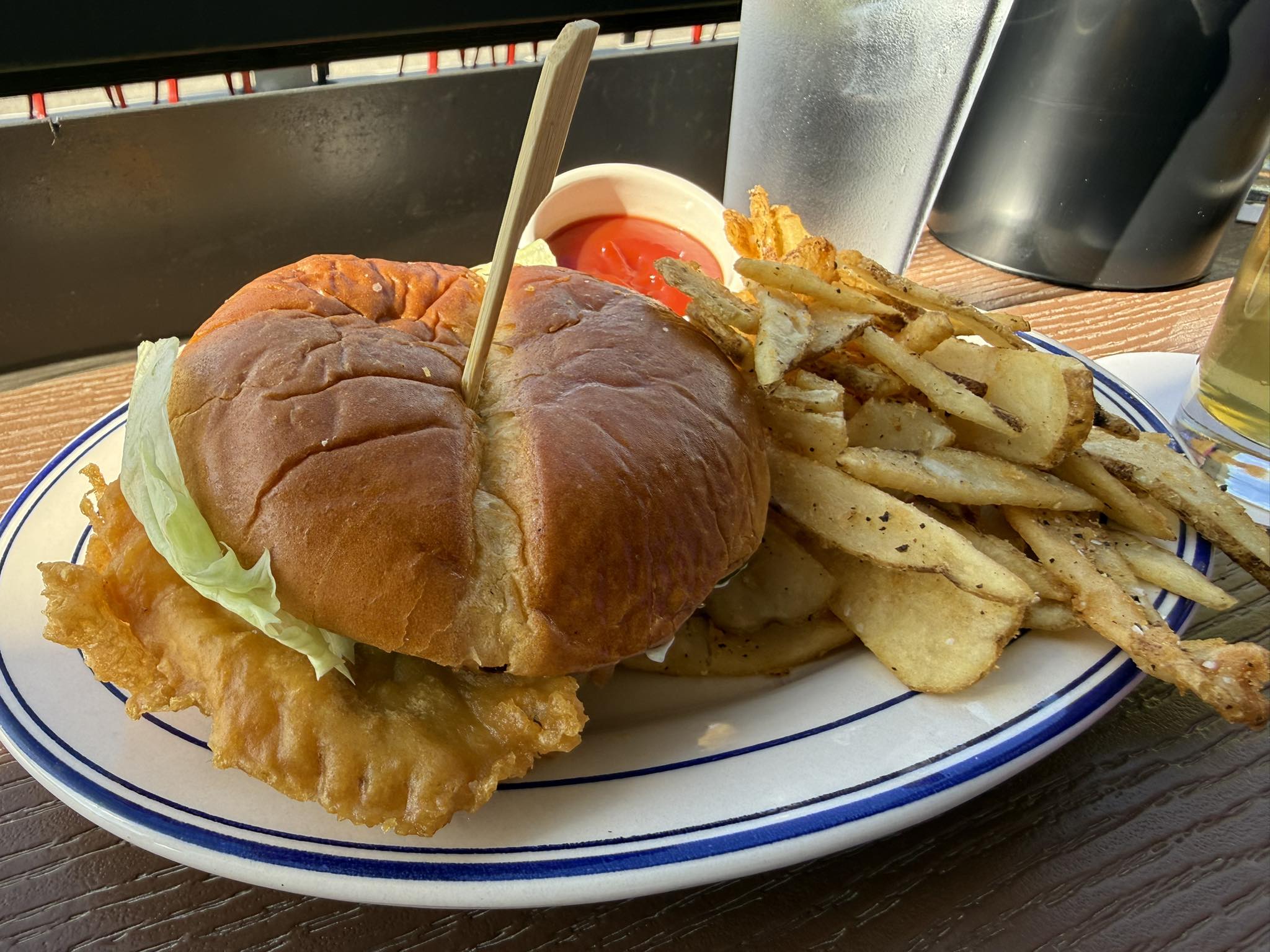 Tenderloin at Hanks Garage and Grill in Shanee Misson,Ks