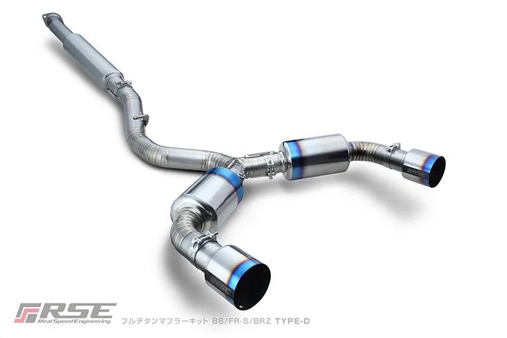 RSE Japan full titanium exhaust for Toyota and Subaru models
