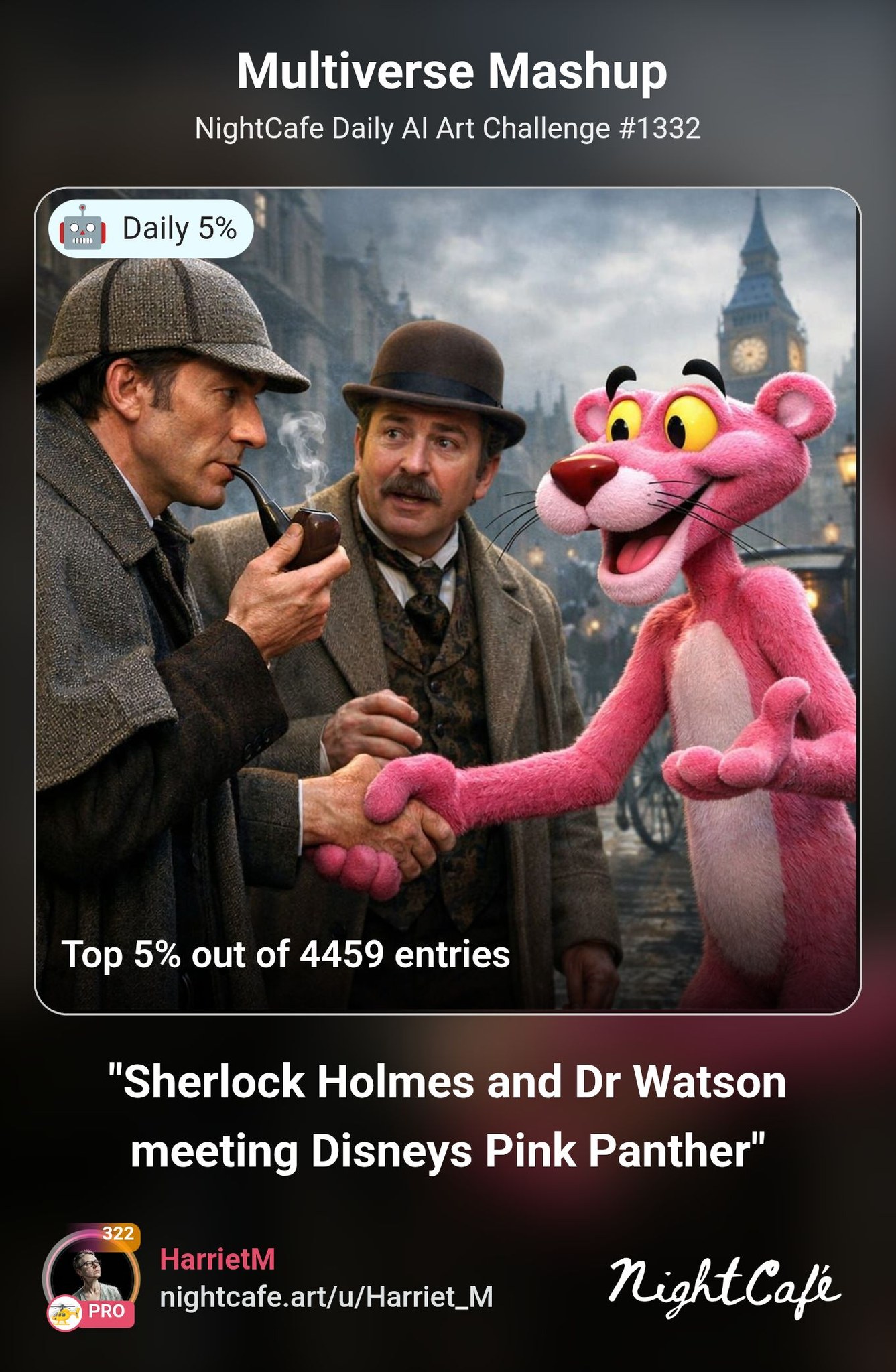 Sherlock Holmes and Dr. Watson meet Disney