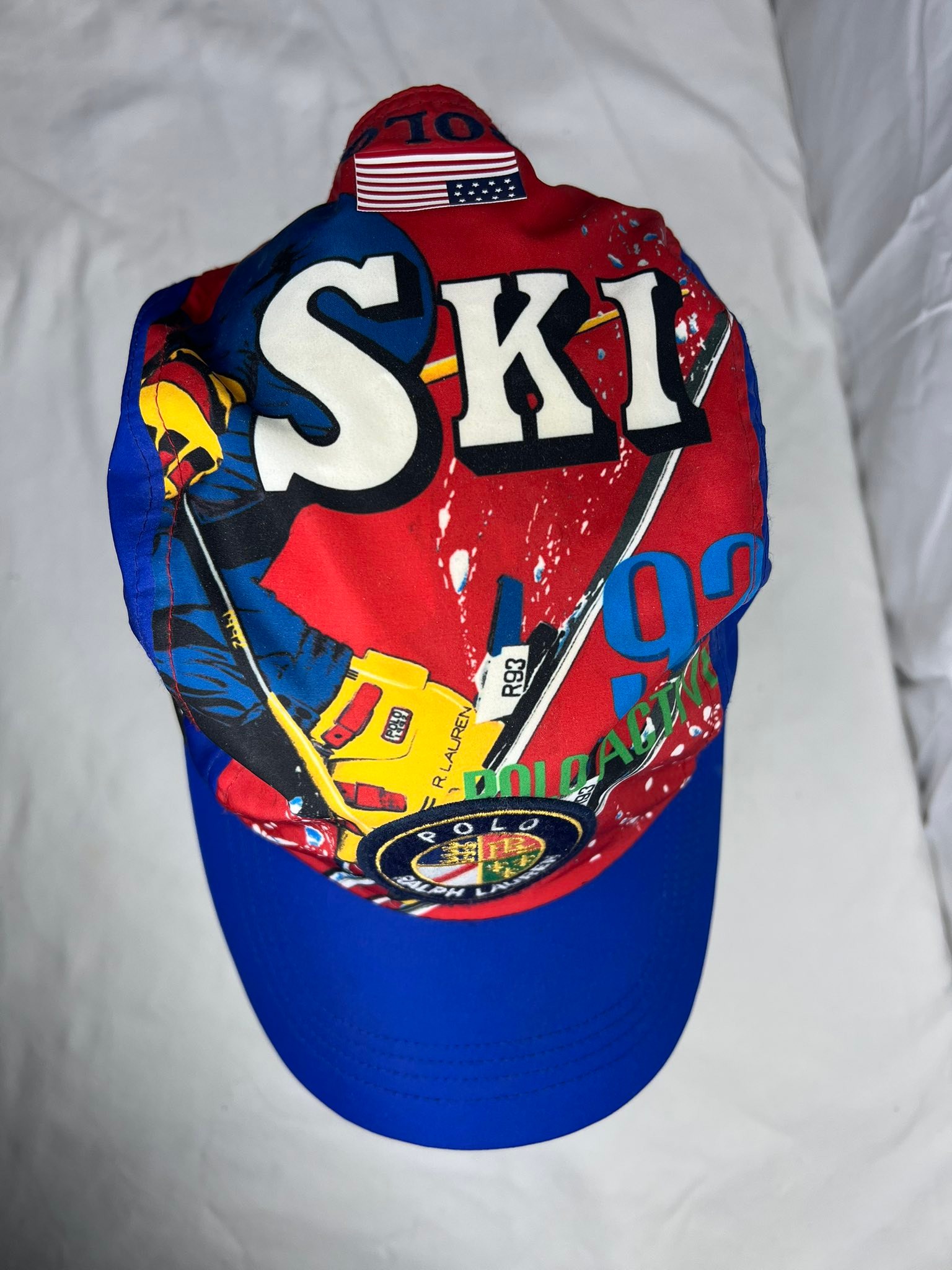 帽子 polo ski Cookie ユニバッジ 1992 キャップ 92