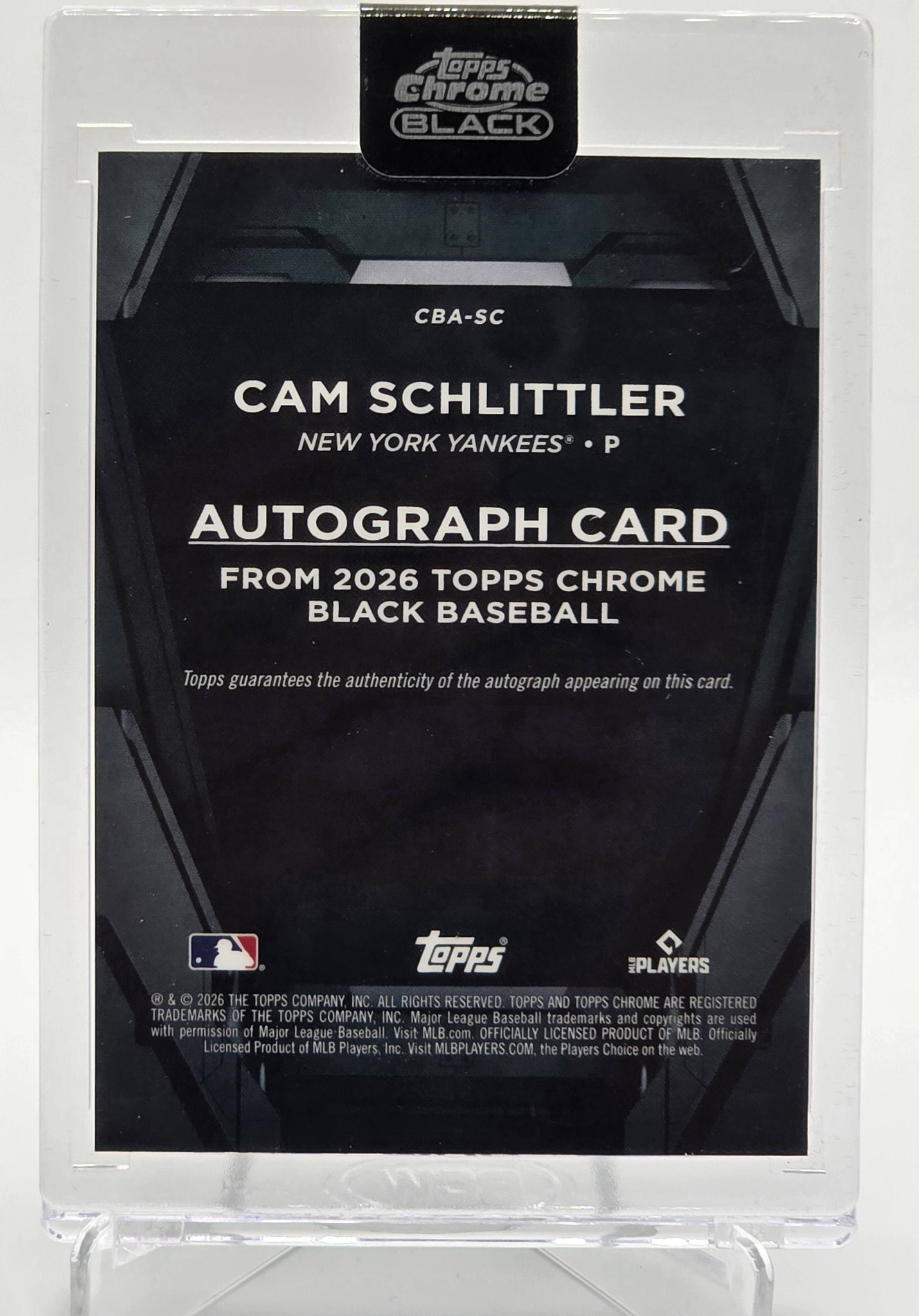 2026 topps chrome black autograph baseball cards for sale