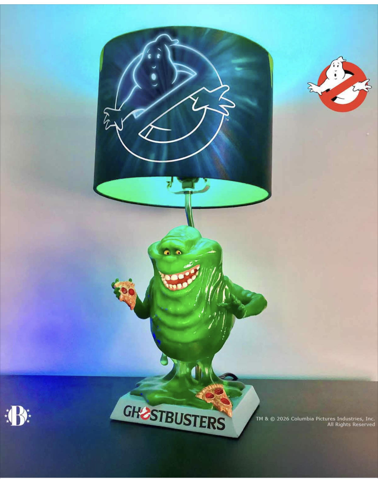 Ghostbusters official 3D logo desk lamp