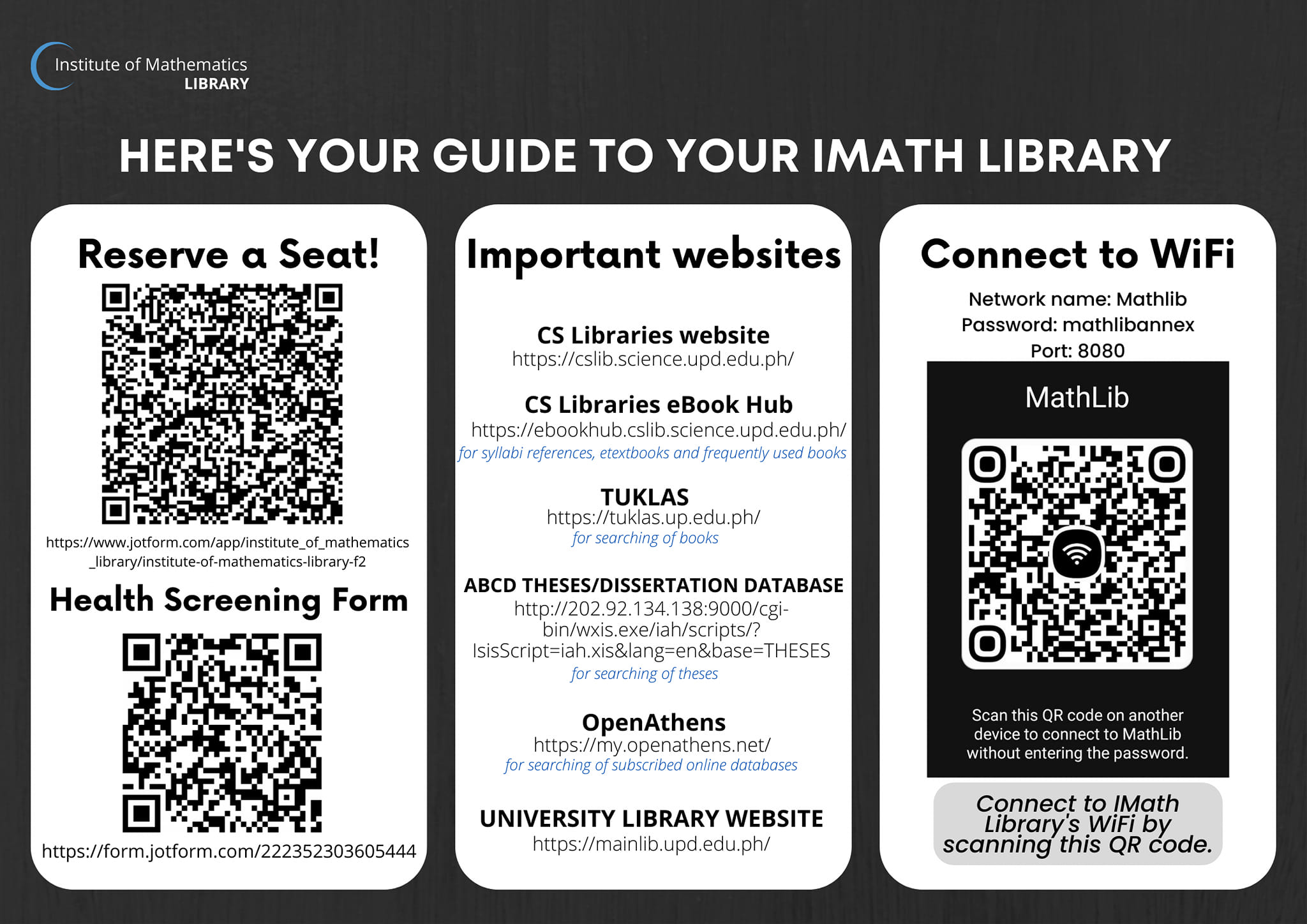 Good... - Institute of Mathematics Library, UP Diliman | Facebook