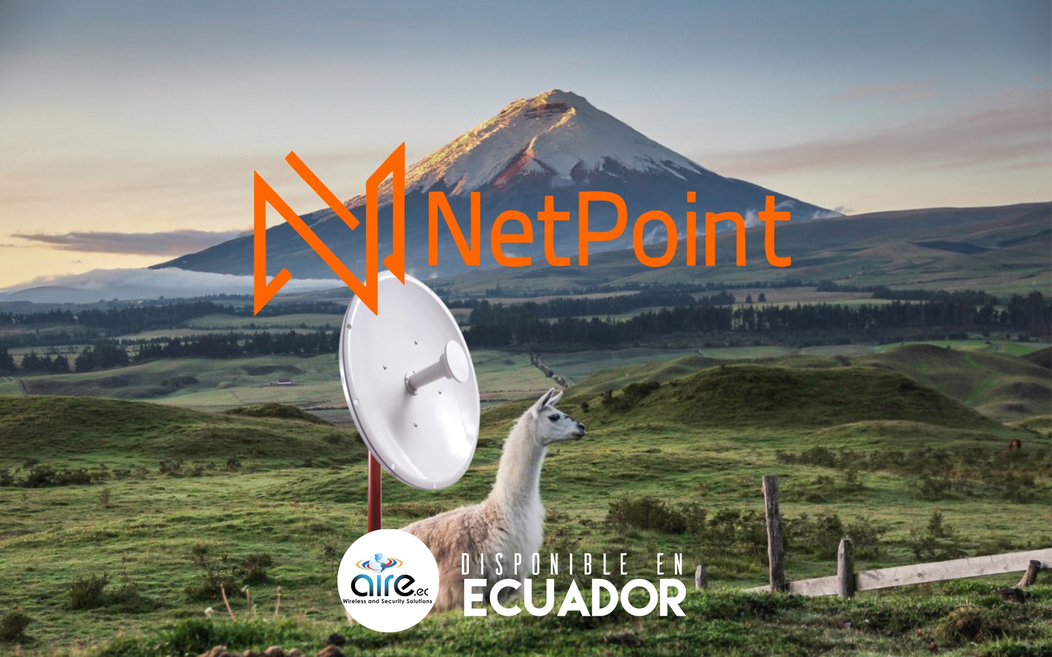 NetPoint - #NetPoint ya esta en Ecuador una antena capaz... | Facebook