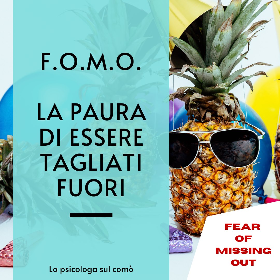 La #paura di essere tagliati fuori... - La psicologa sul comò | Facebook