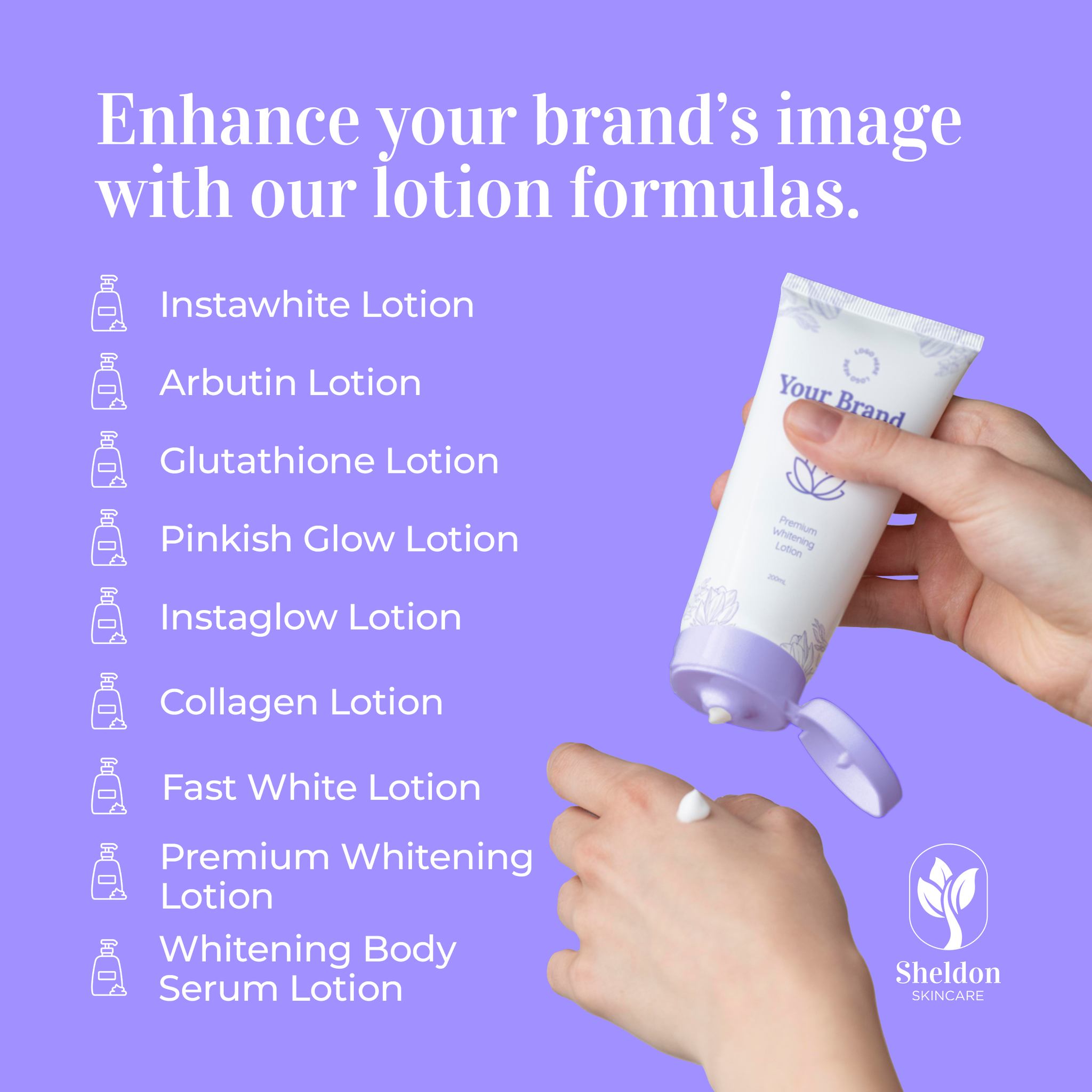 Sheldon - Transform your brand's story with Sheldon Skincare's lotion ...