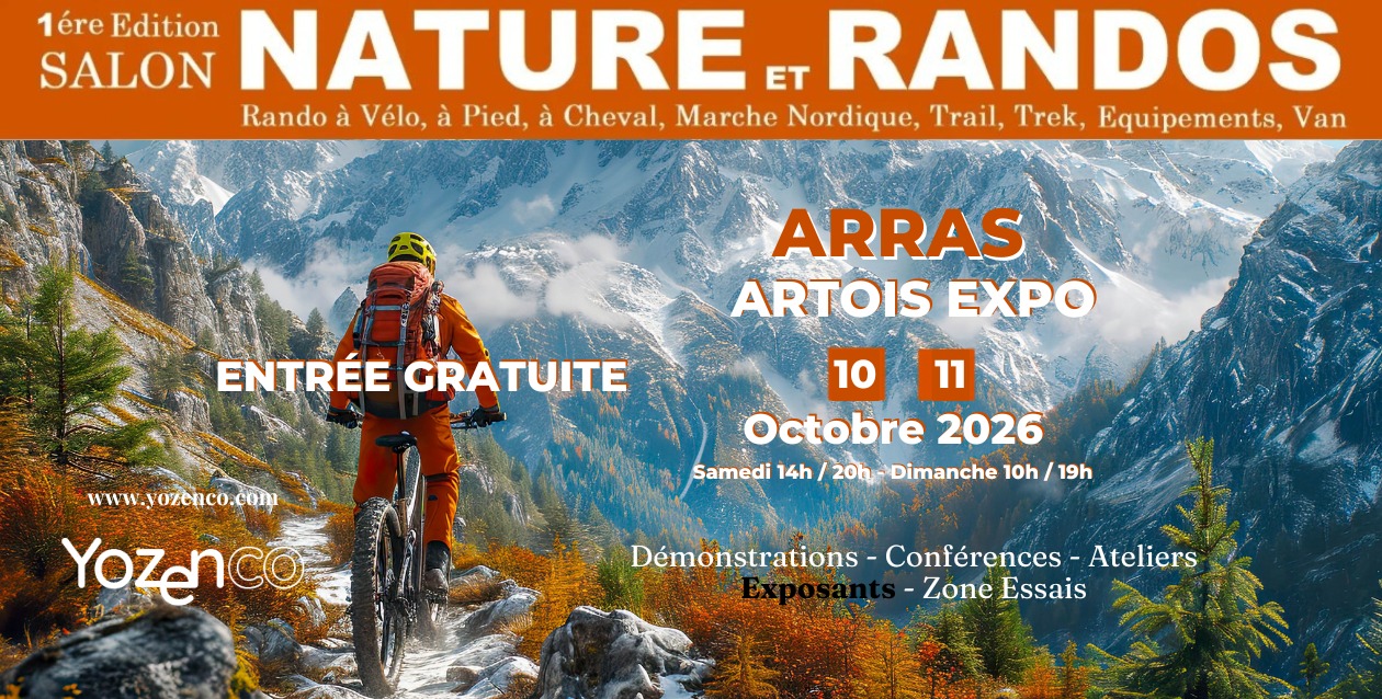 ARRAS - Salon NATURE & RANDOS à Artois Expo - OCTOBRE 2026