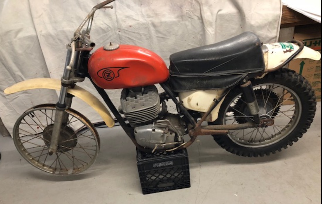 Steve McQueen's Restored CZ Motorcycle