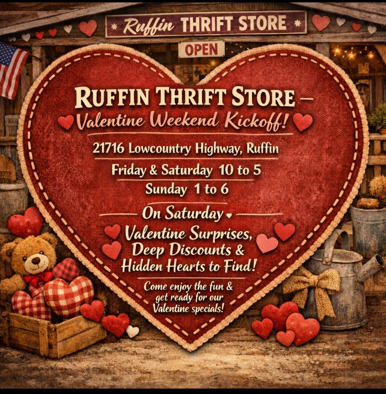 Walterboro Word of Mouth | FEEL THE LOVE AND THE SAVINGS AT THE RUFFIN ...