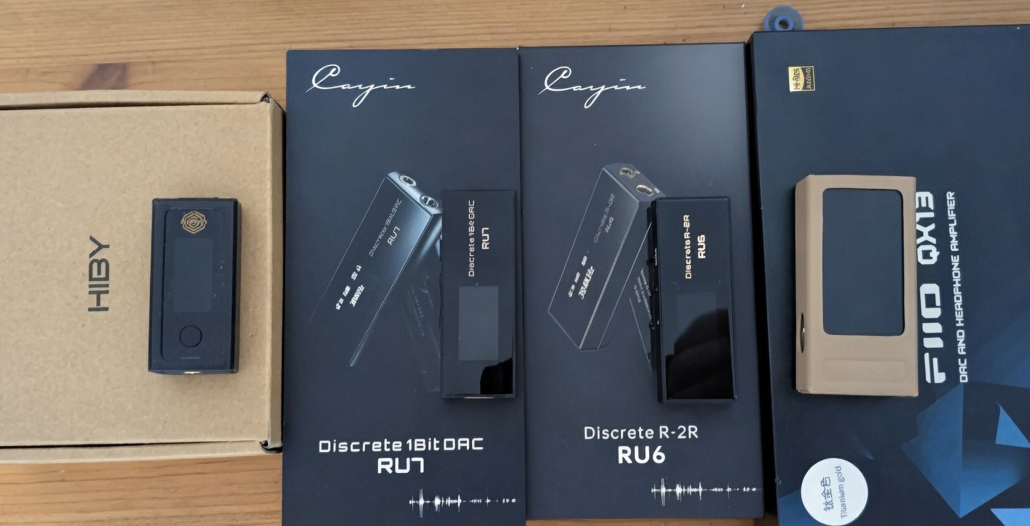 These are my favorite dongle dacs the fiio QX13 arrived today and 