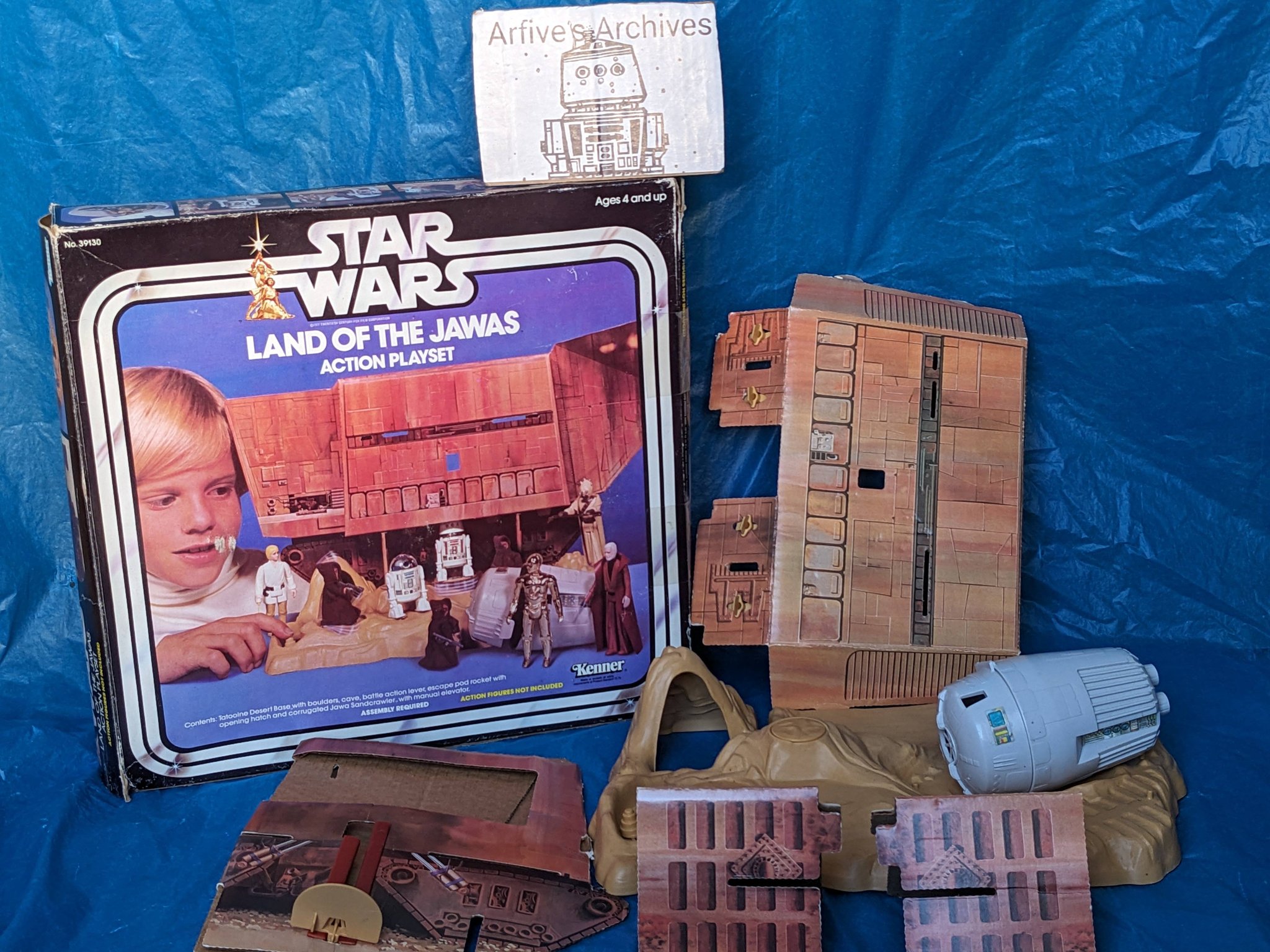 Vintage Star Wars Land of the Jawas w box complete Kenner 1979