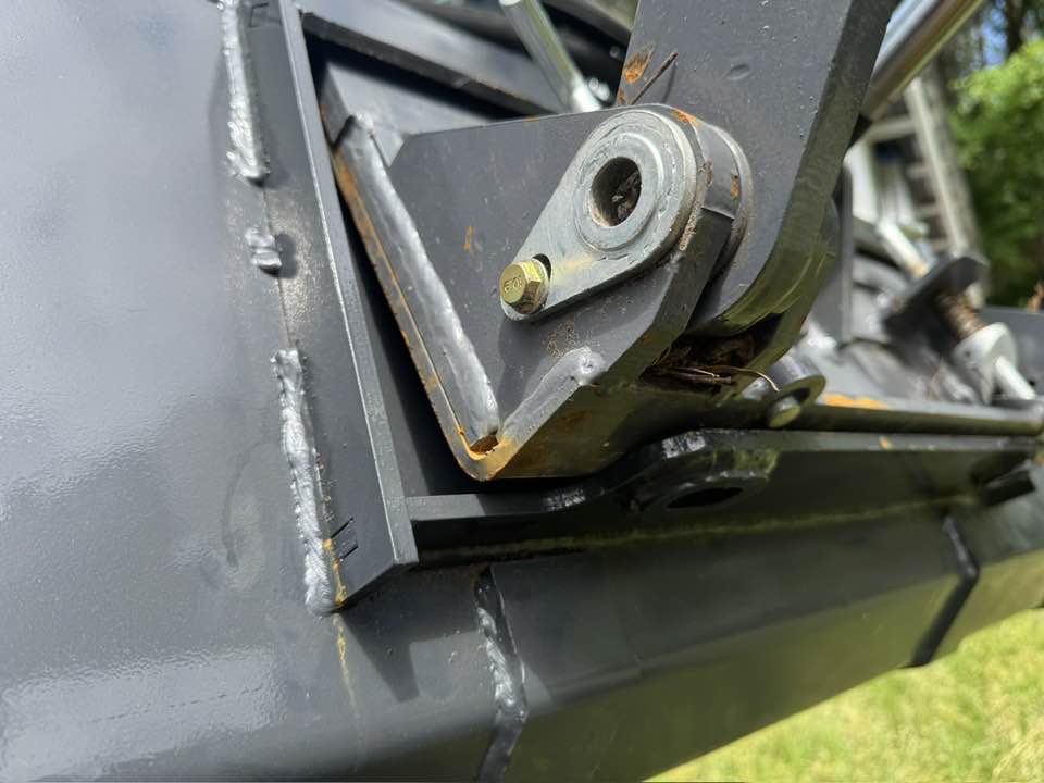 Fixing attachment holes on Chinese excavators and mini skids