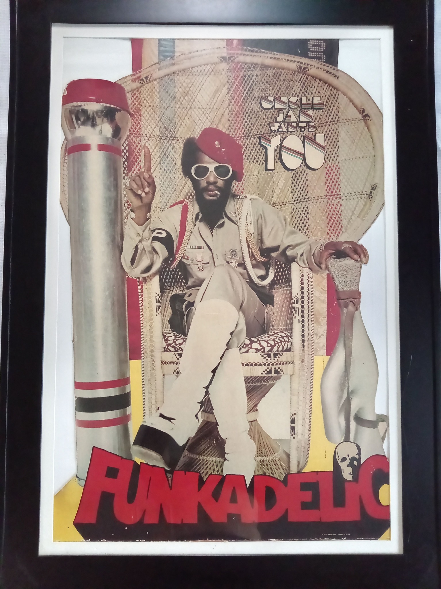 PファンクFUNKADELIC Uncle Jam Wants You ポスター Vintage 1979 Uncle Jam Wants You Funkadelic standee for sale